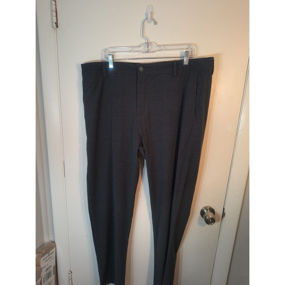 NWT Linksoul Mens Golf Pants 40 X 33 Grey Chino Stretch Performance Trousers NEW